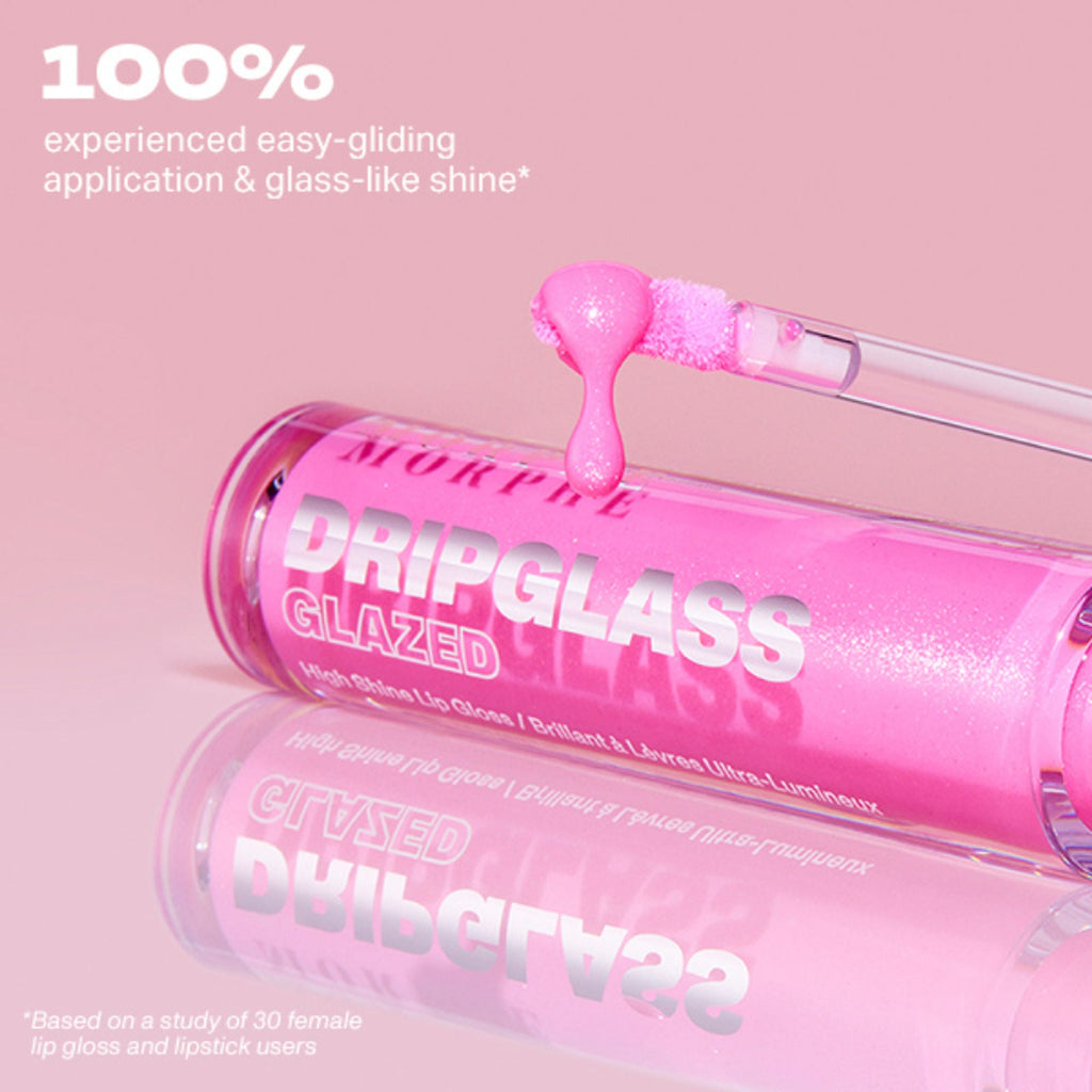 MORPHE Dripglass Glazed High Shine Lip Gloss - Pink Mirror