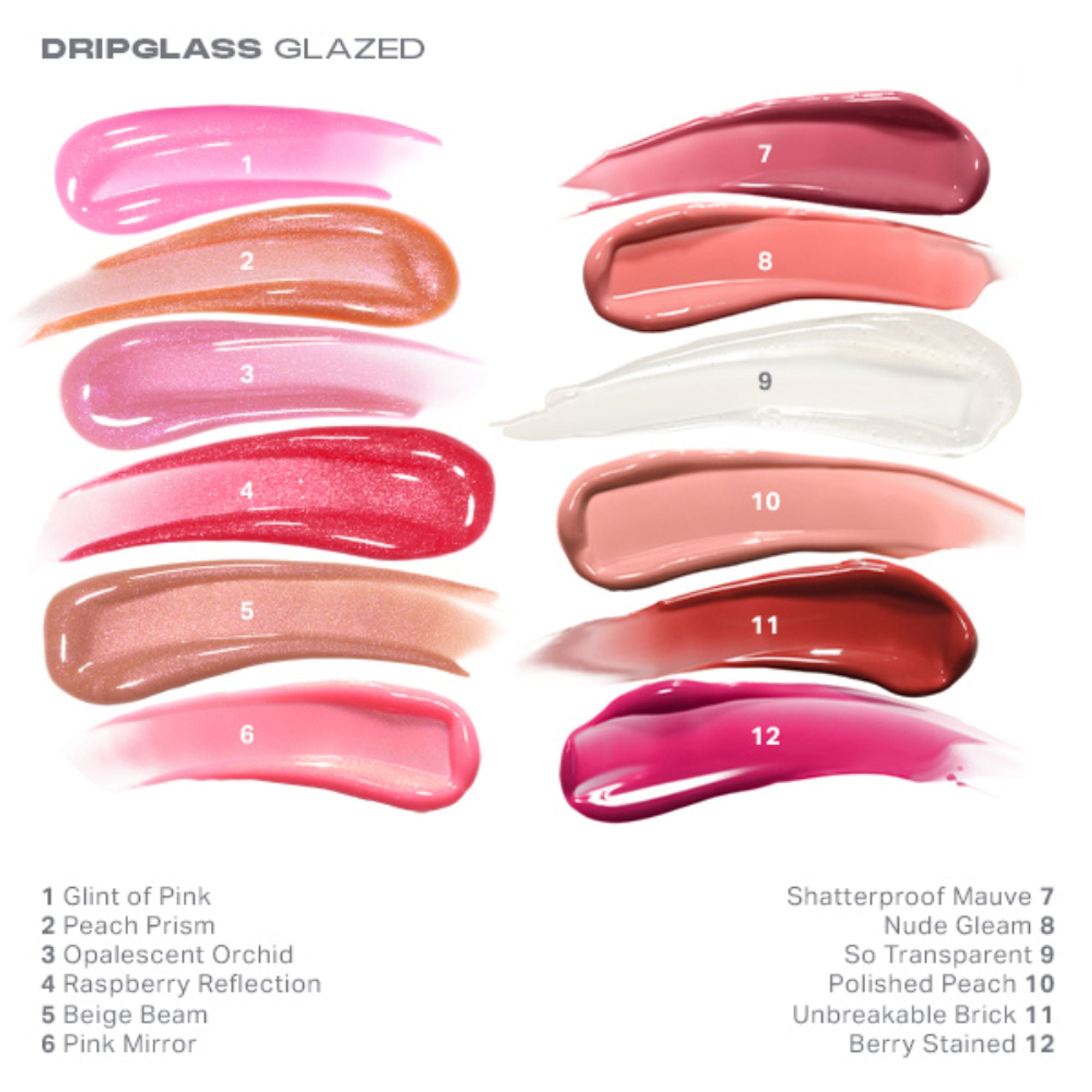 MORPHE Dripglass Glazed High Shine Lip Gloss - Pink Mirror