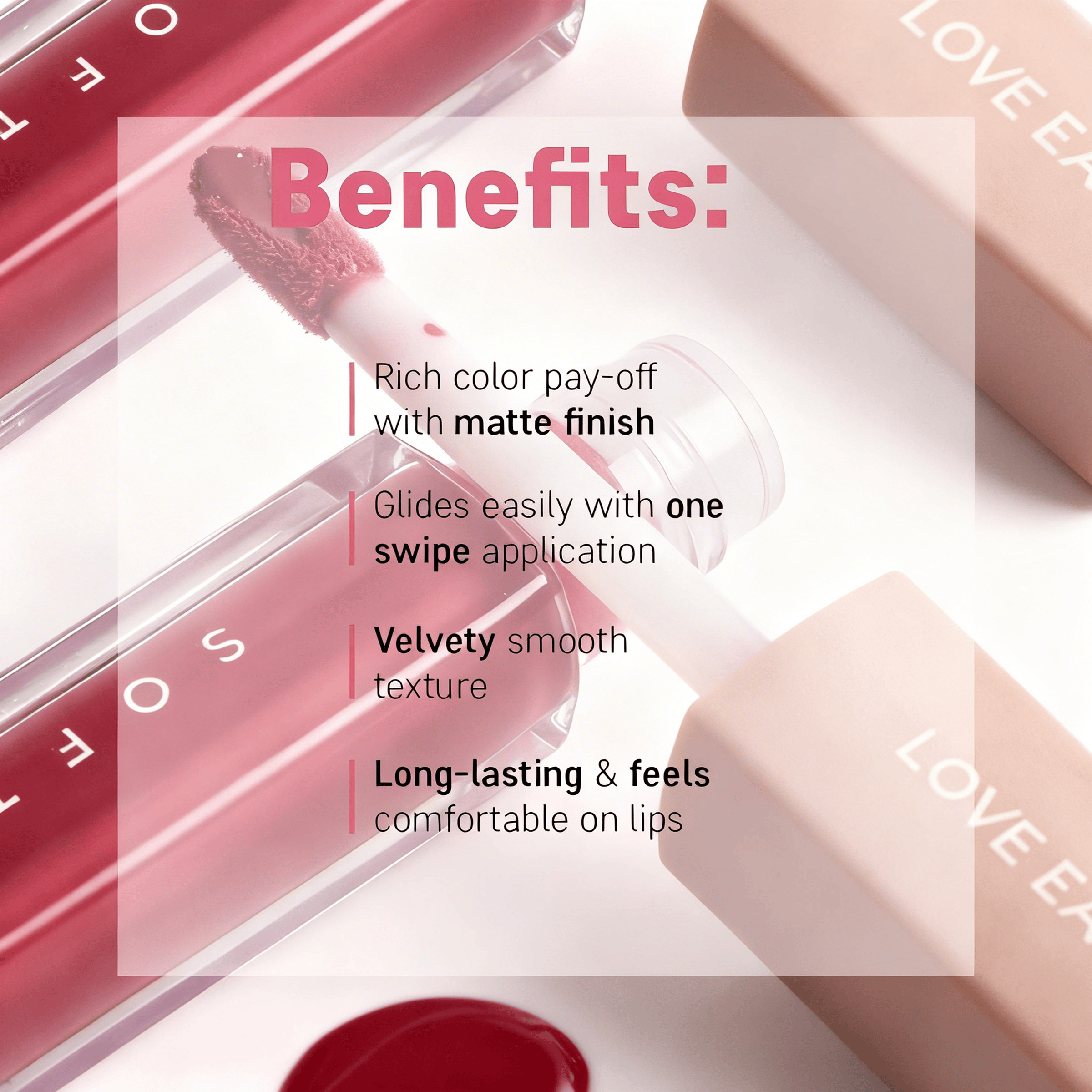 Love Earth Softy Tinty Lipstick - Almond Cream