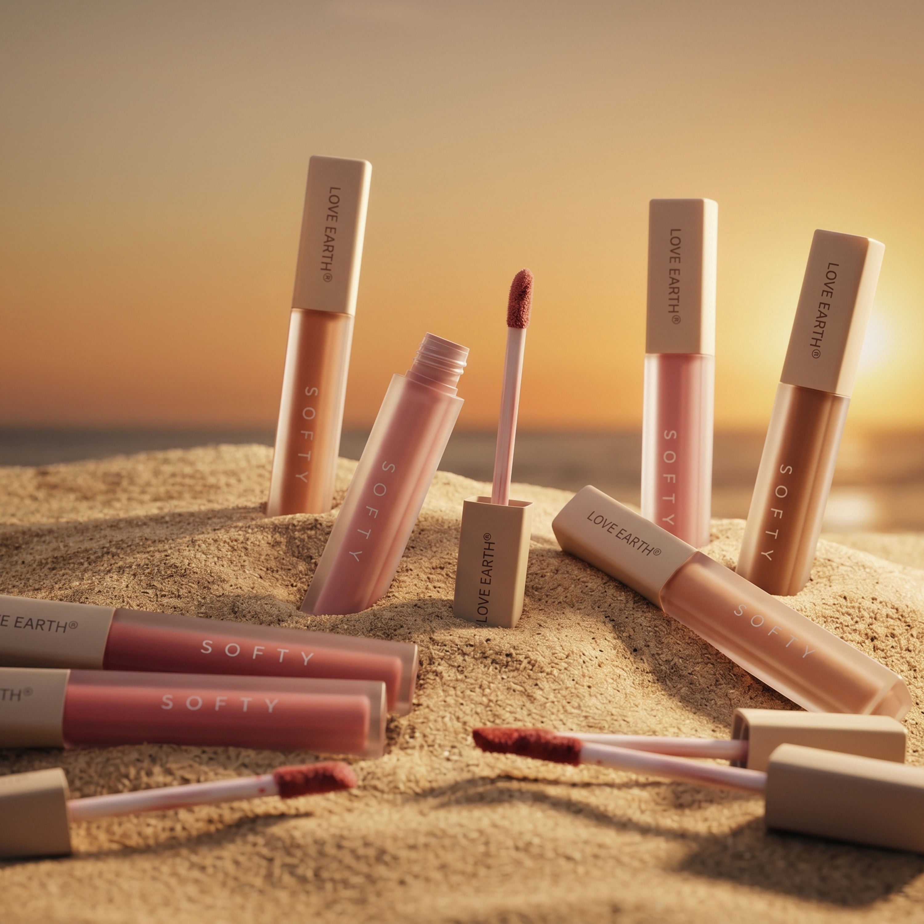 Love Earth Softy Tinty Lipstick - Latte Scoop