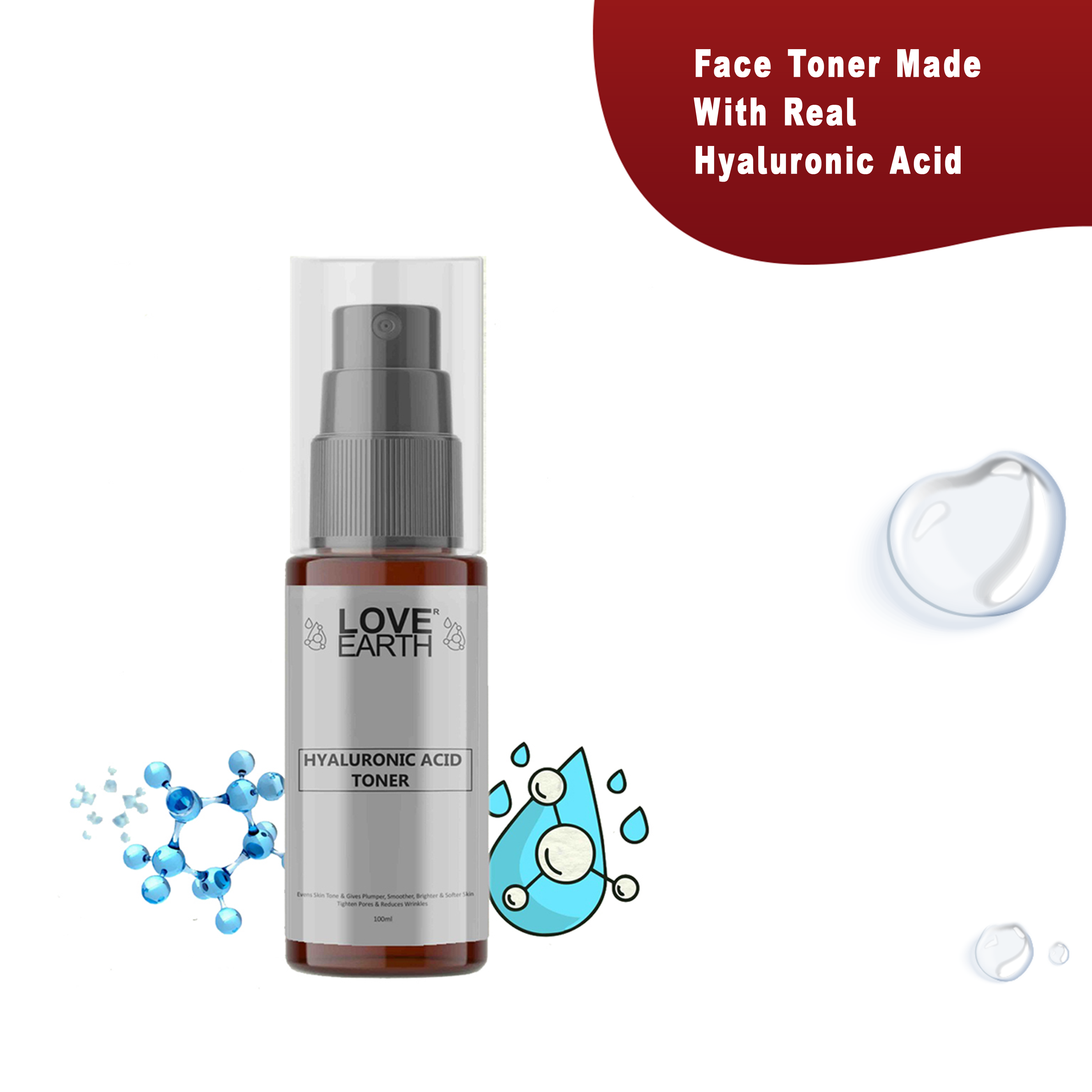 Love Earth Hyaluronic Acid Toner
