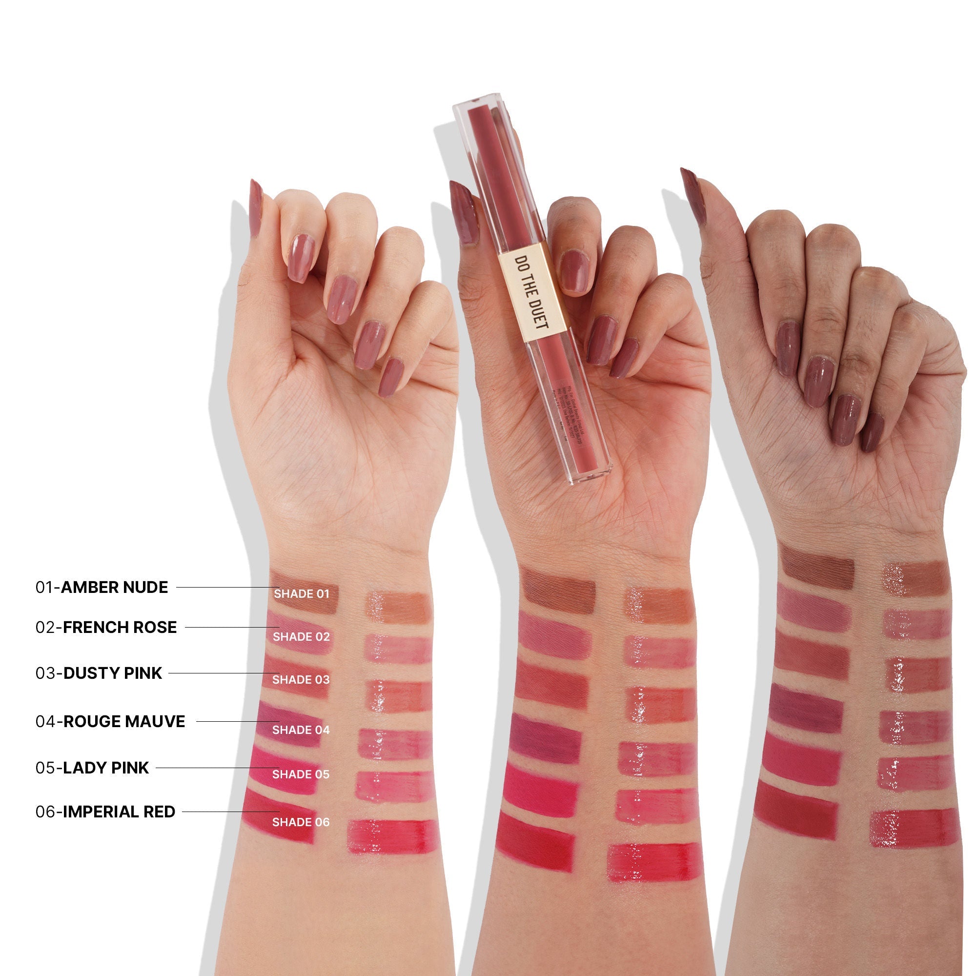Swiss Beauty Select Do The Duet Lipstick - 2 French Rose