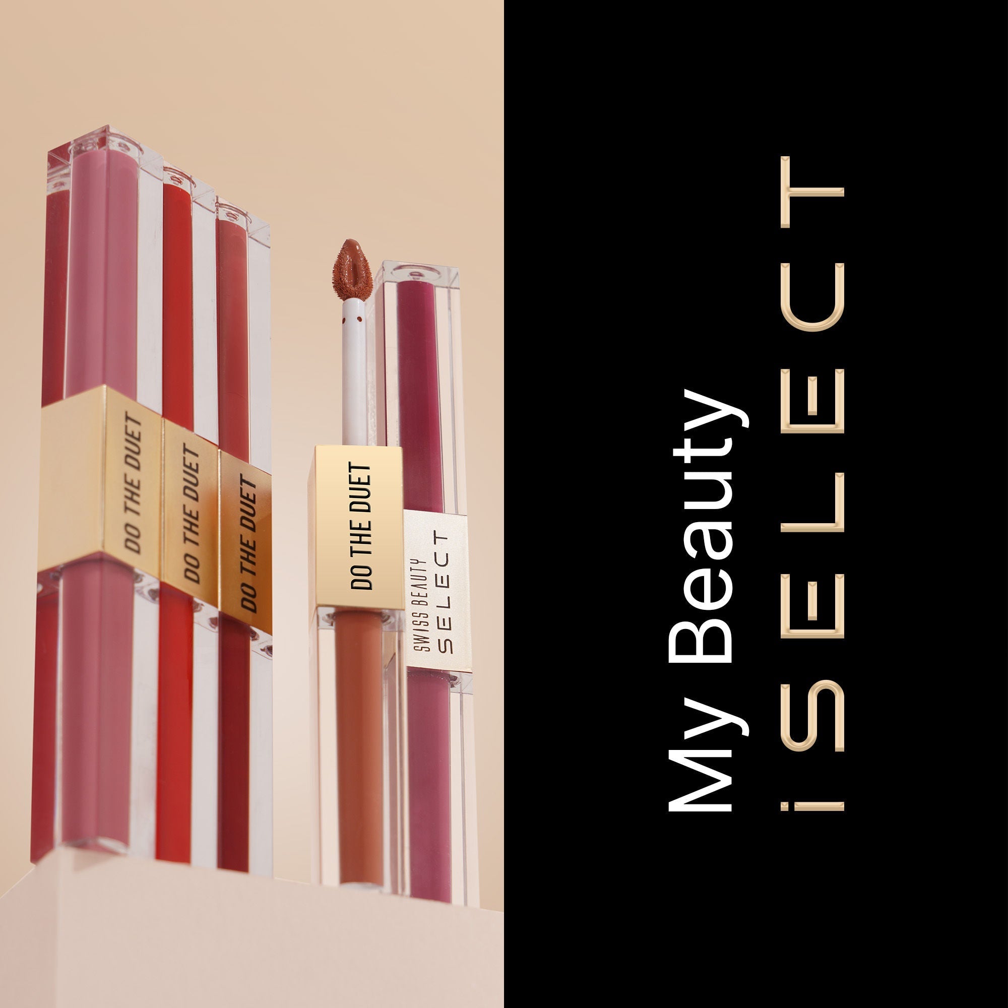 Swiss Beauty Select Do The Duet Lipstick - 6 Imperial Red