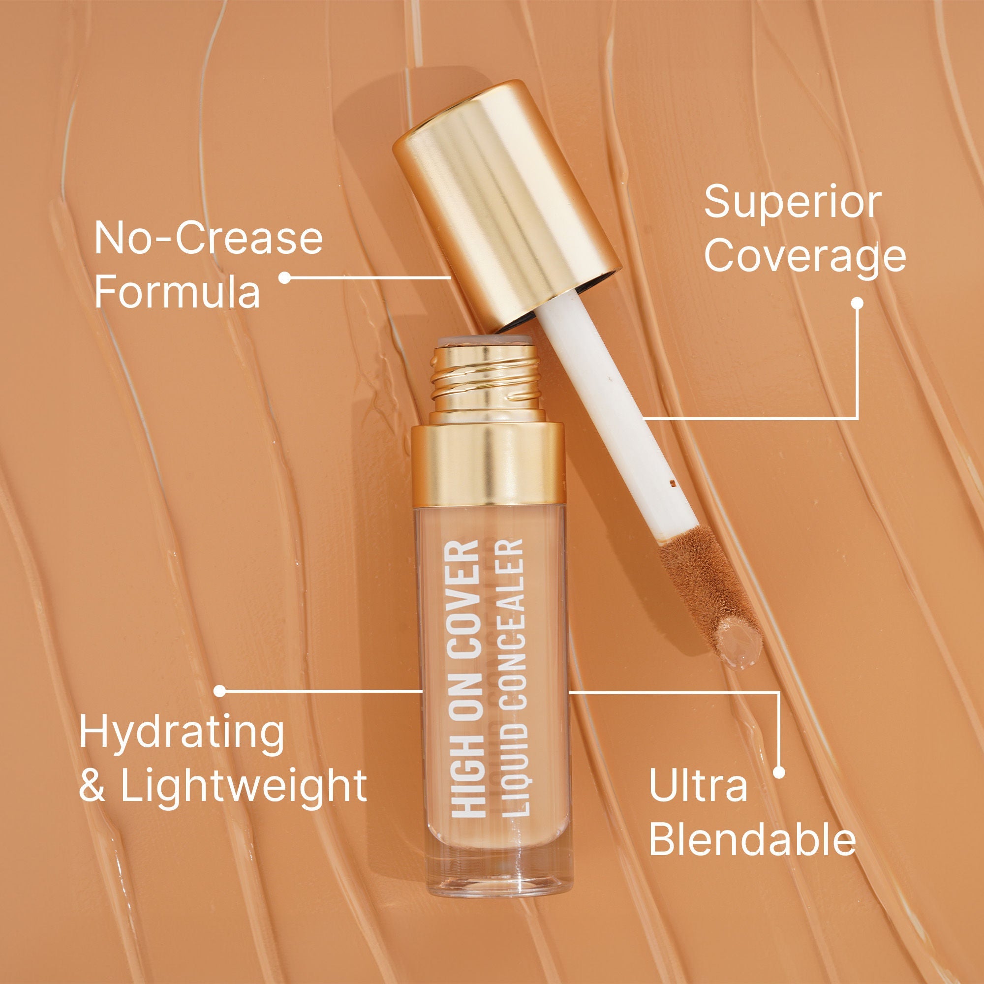 Swiss Beauty Select High on Cover Liquid Concealer - 3.5 Dusky To Deep