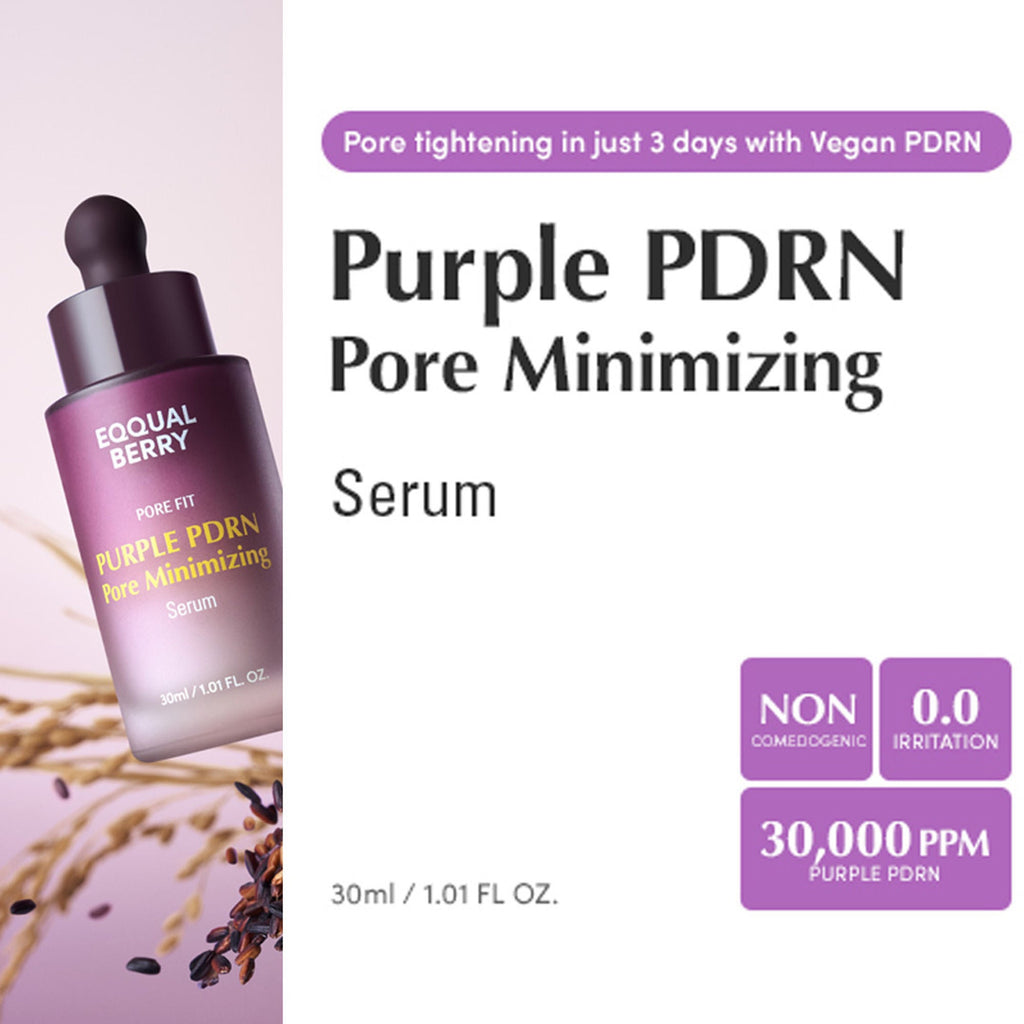 Eqqualberry Purple PDRN Serum – Peptides, Pore Refining & Skin Firming