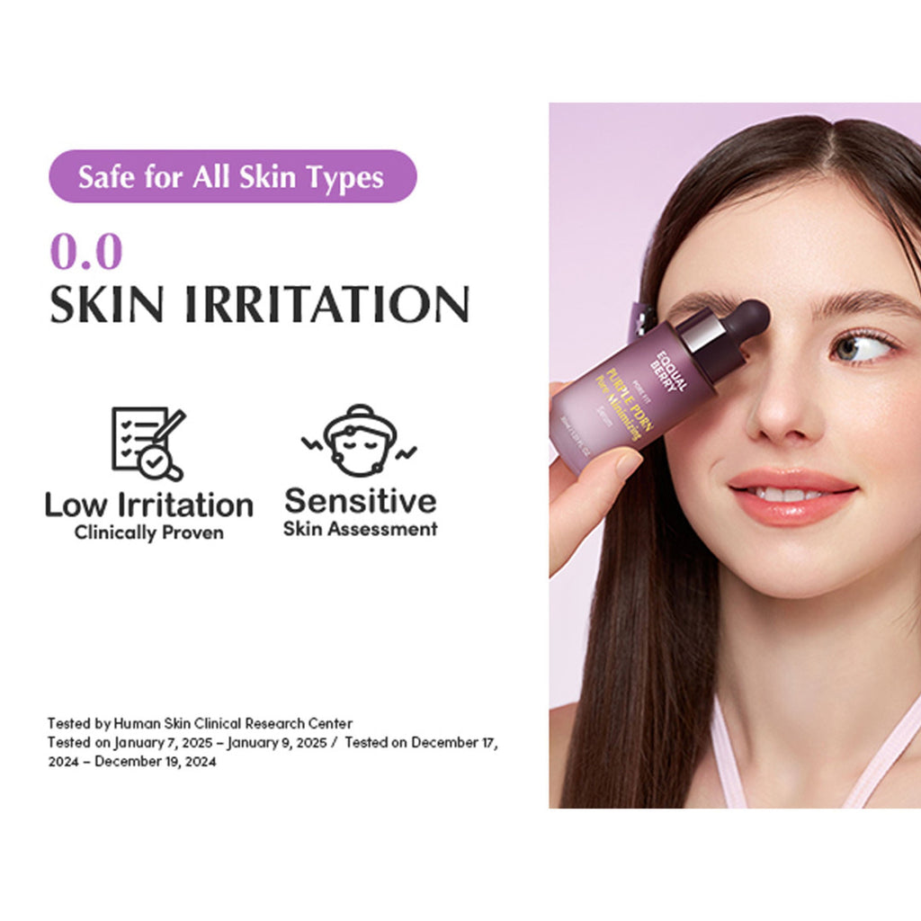 Eqqualberry Purple PDRN Serum – Peptides, Pore Refining & Skin Firming