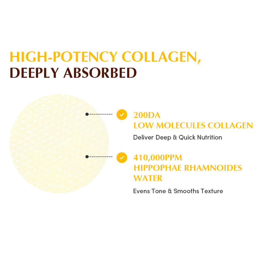 Eqqualberry Collagen Glow-Up Gel Pads – Sea Buckthorn, Brightening & Even-Toned Skin