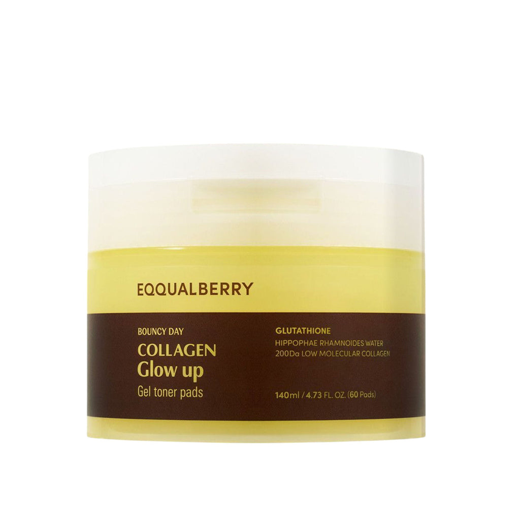 Eqqualberry Collagen Glow-Up Gel Pads – Sea Buckthorn, Brightening & Even-Toned Skin