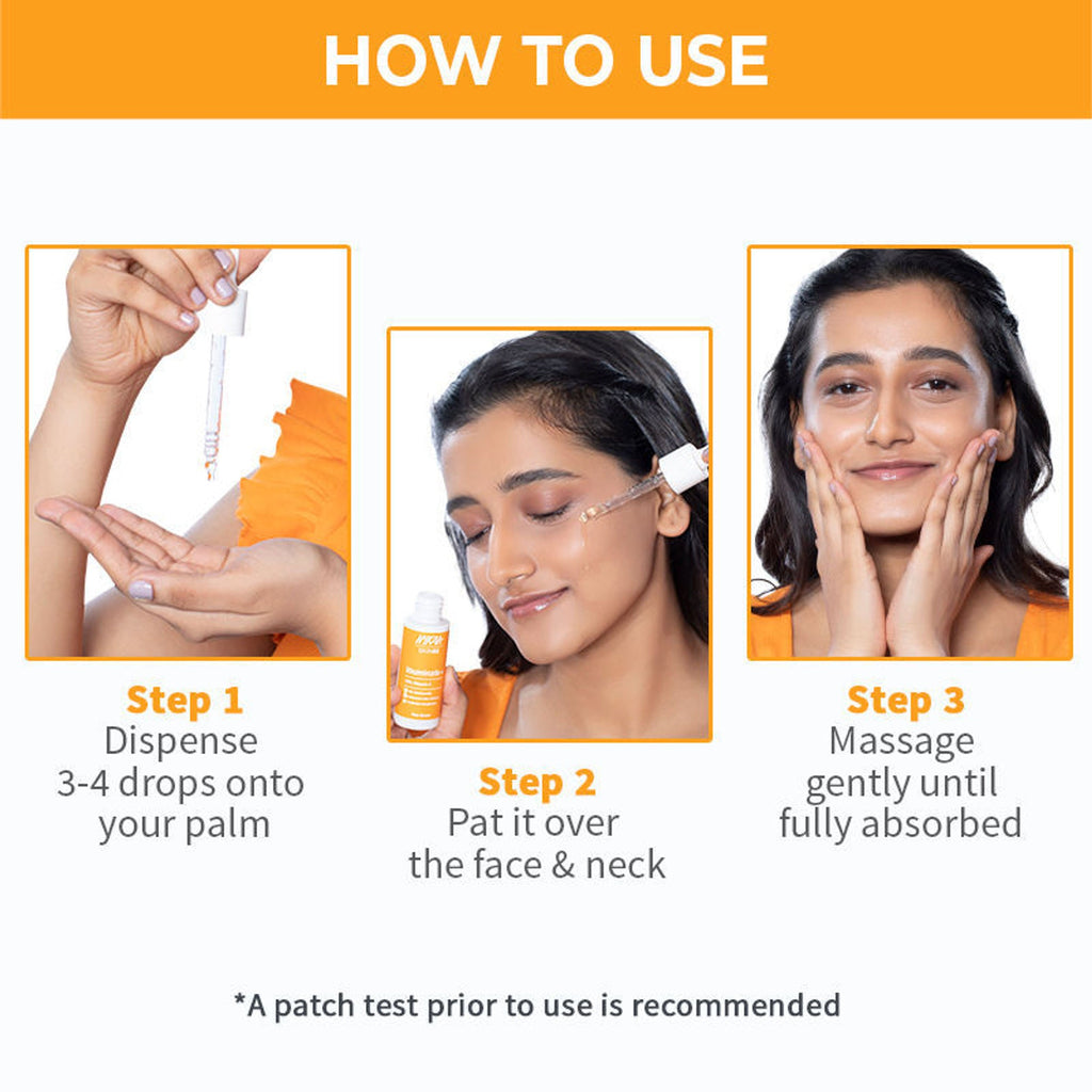 Nykaa SkinRX llluminate+ with 10% Vitamin C + 5% Niacinamide Serum for Bright, Radiant Skin Glow