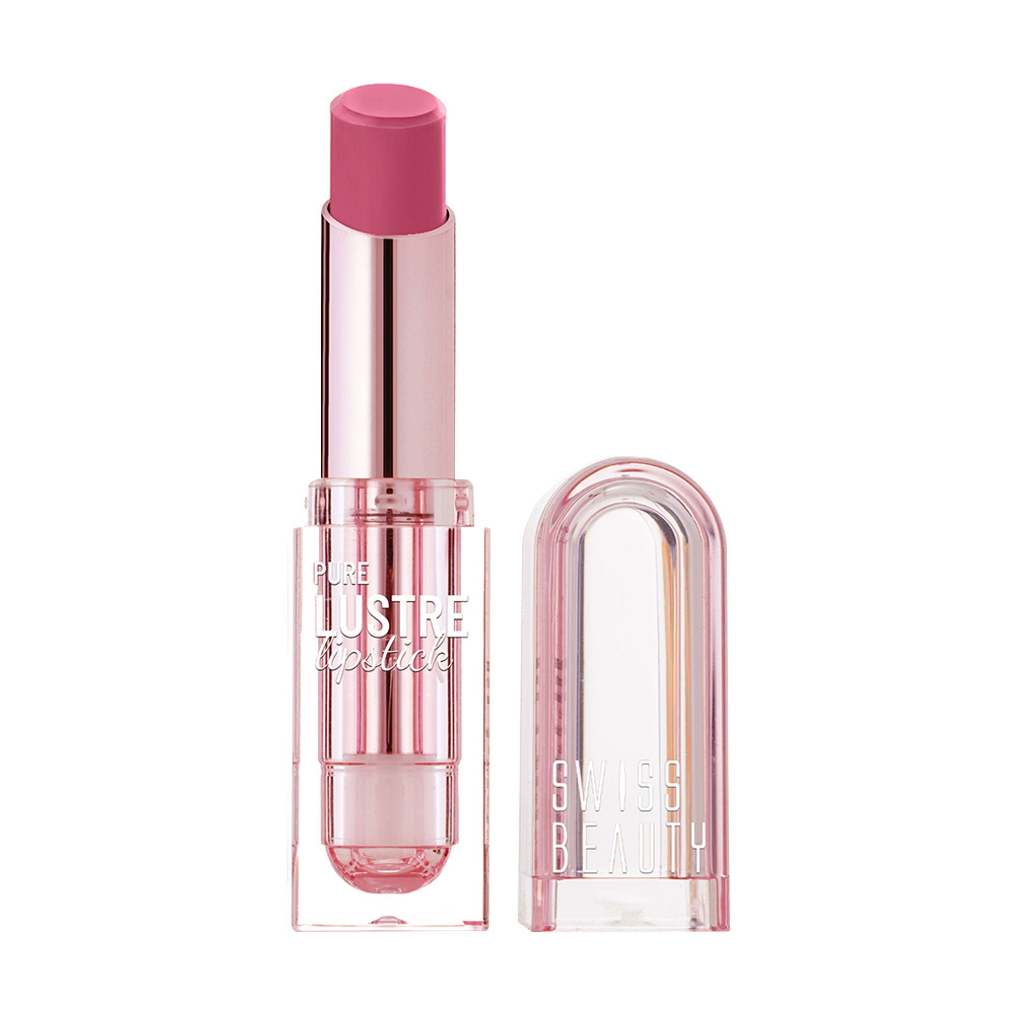 Swiss Beauty High Shine Finish Smooth Glide Pure Lustre Lipstick - 5 Silk Pink