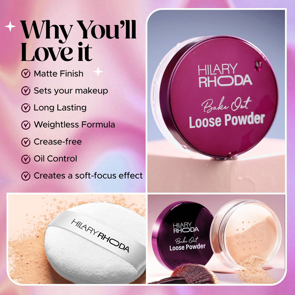 Hilary Rhoda Bake Out Matte Loose Powder - Banana 02