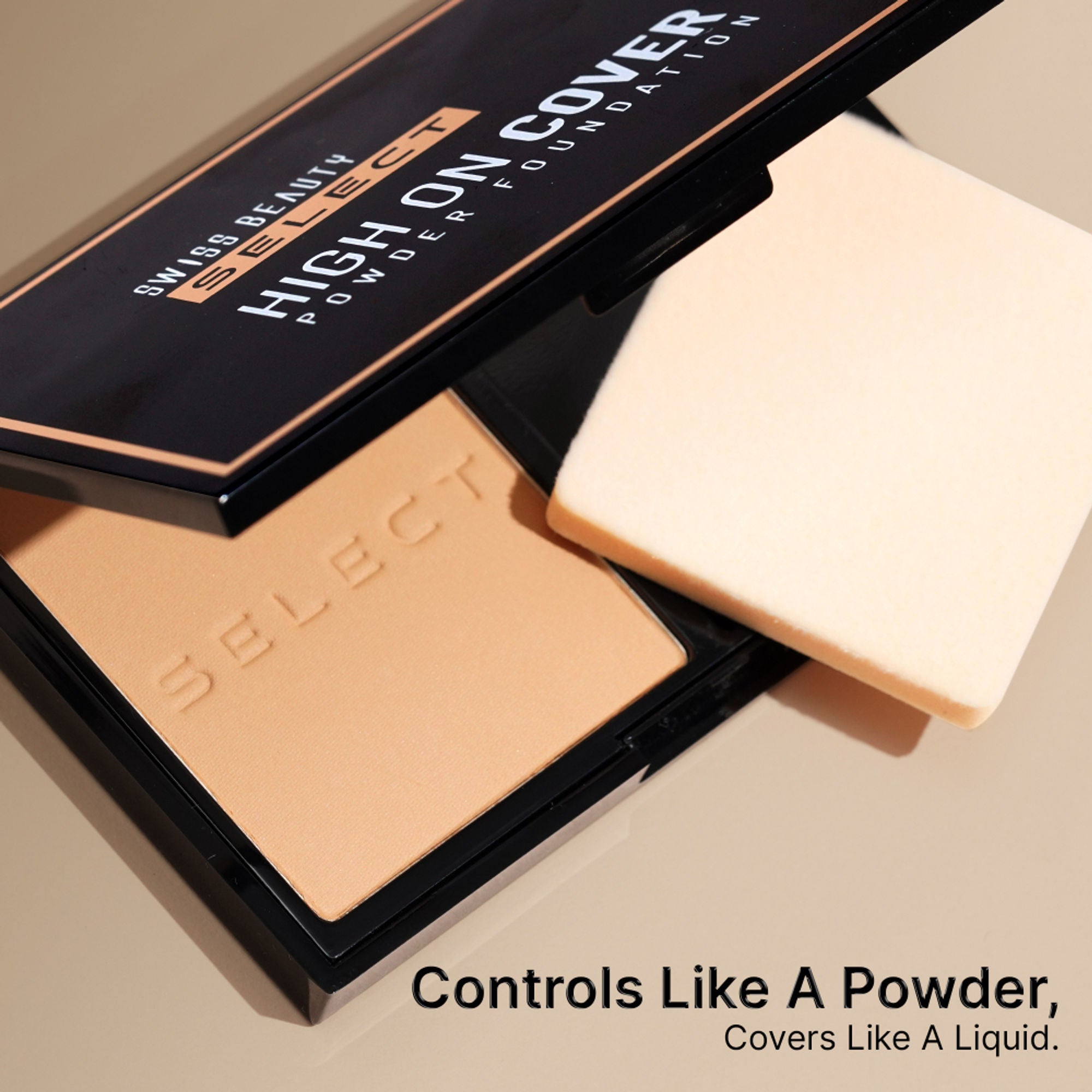 Swiss Beauty Select High On Cover Powder Foundation - 5 Classic Sand