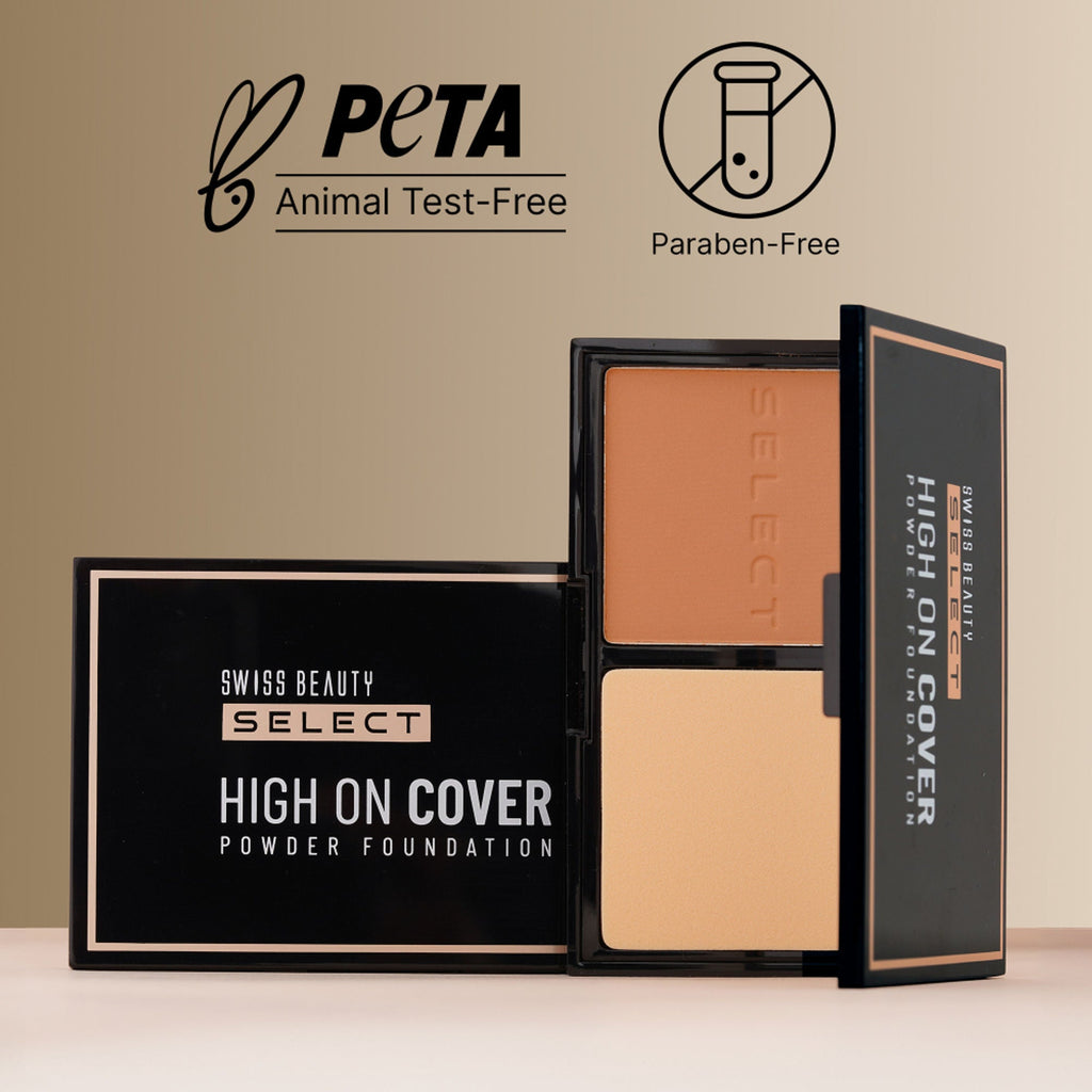 Swiss Beauty Select High On Cover Powder Foundation - 5 Classic Sand