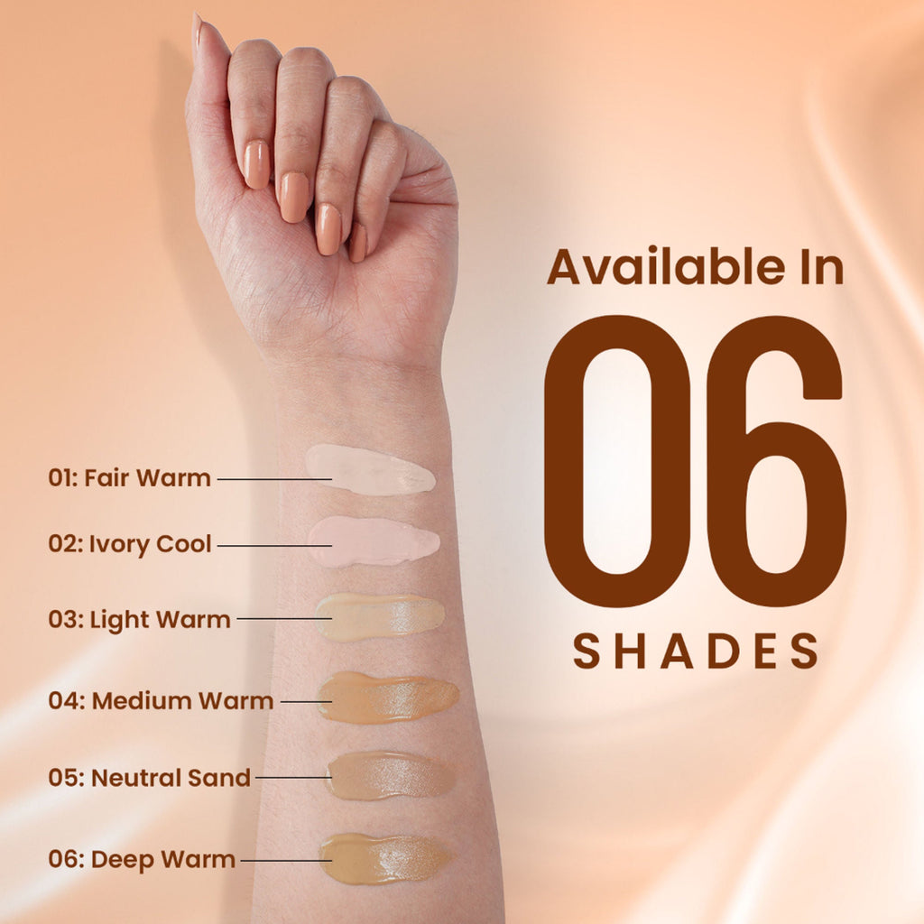 Swiss Beauty Matte Maxx Cover Foundation with Hyaluronic Acid & Vitamin E - 2 Ivory Cool