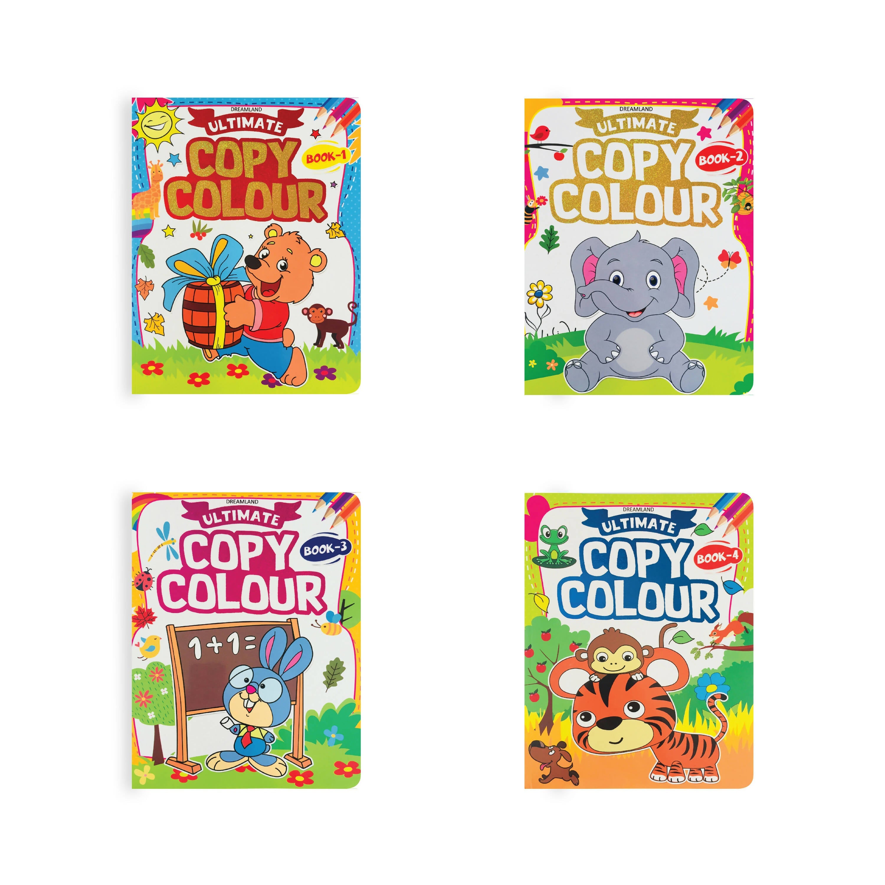 Dreamland Ultimate Copy Colour Books - (4 Titles)