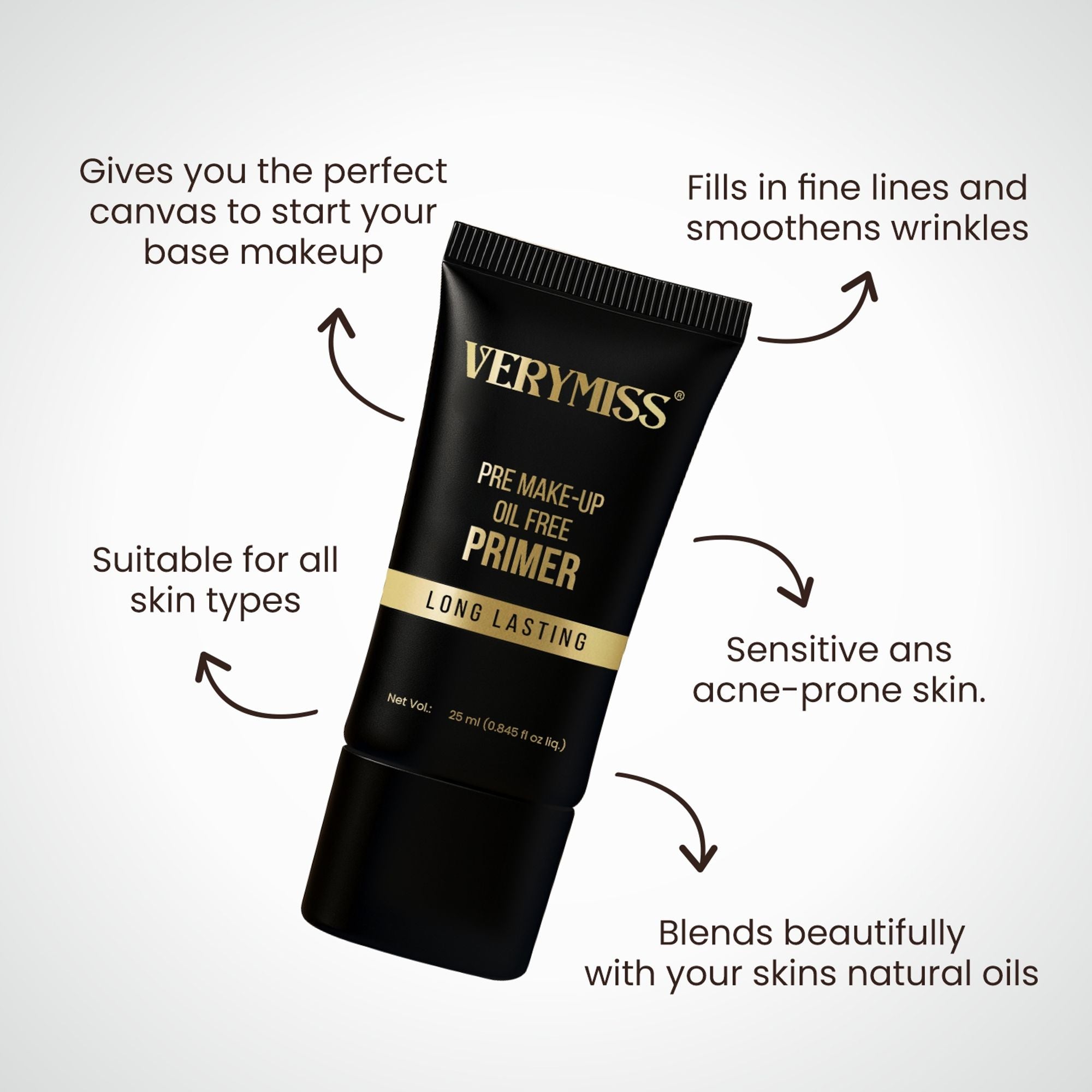 VERYMISS Ultimate Makeup Combo - 1 + Free Makeup Pouch