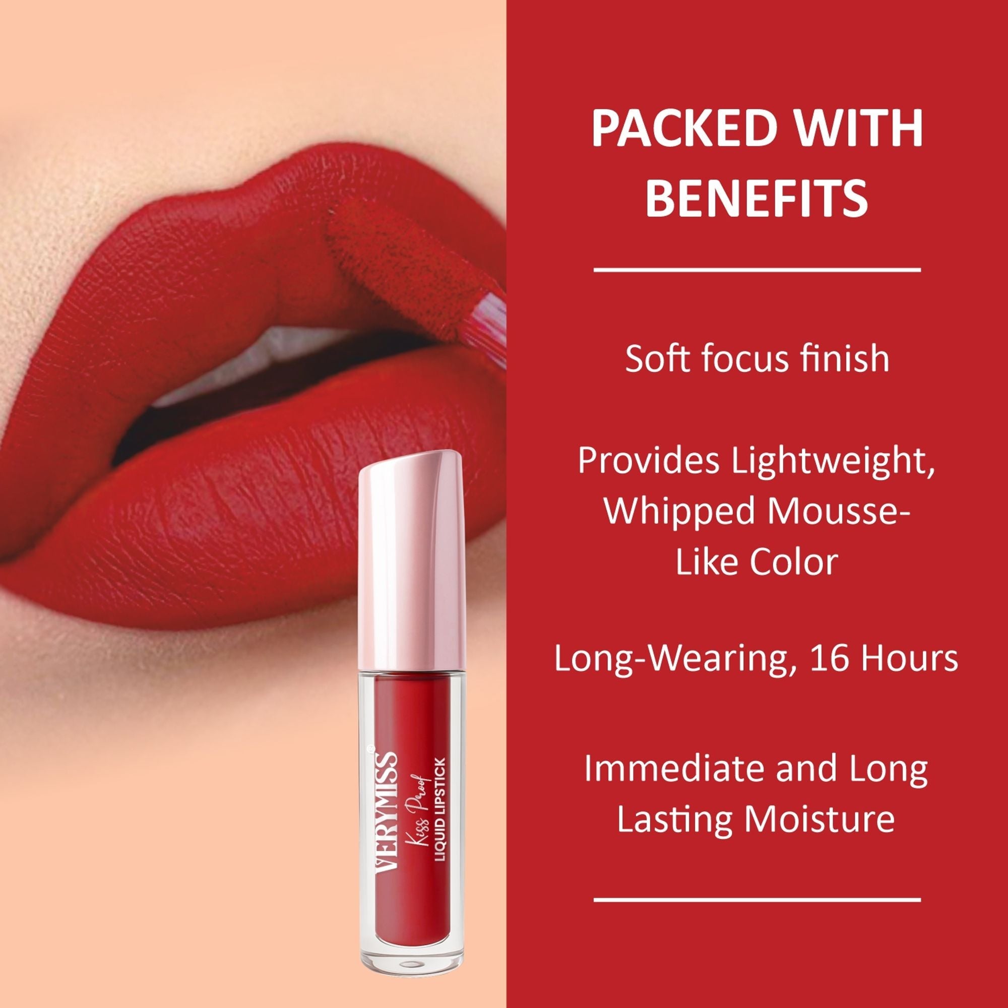 VERYMISS Ultimate Makeup Combo - 3 + Free Makeup Pouch