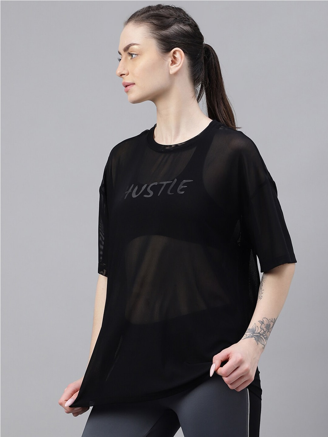 MKH Typography Printed Relaxed Fit Dri-FIT T-shirt