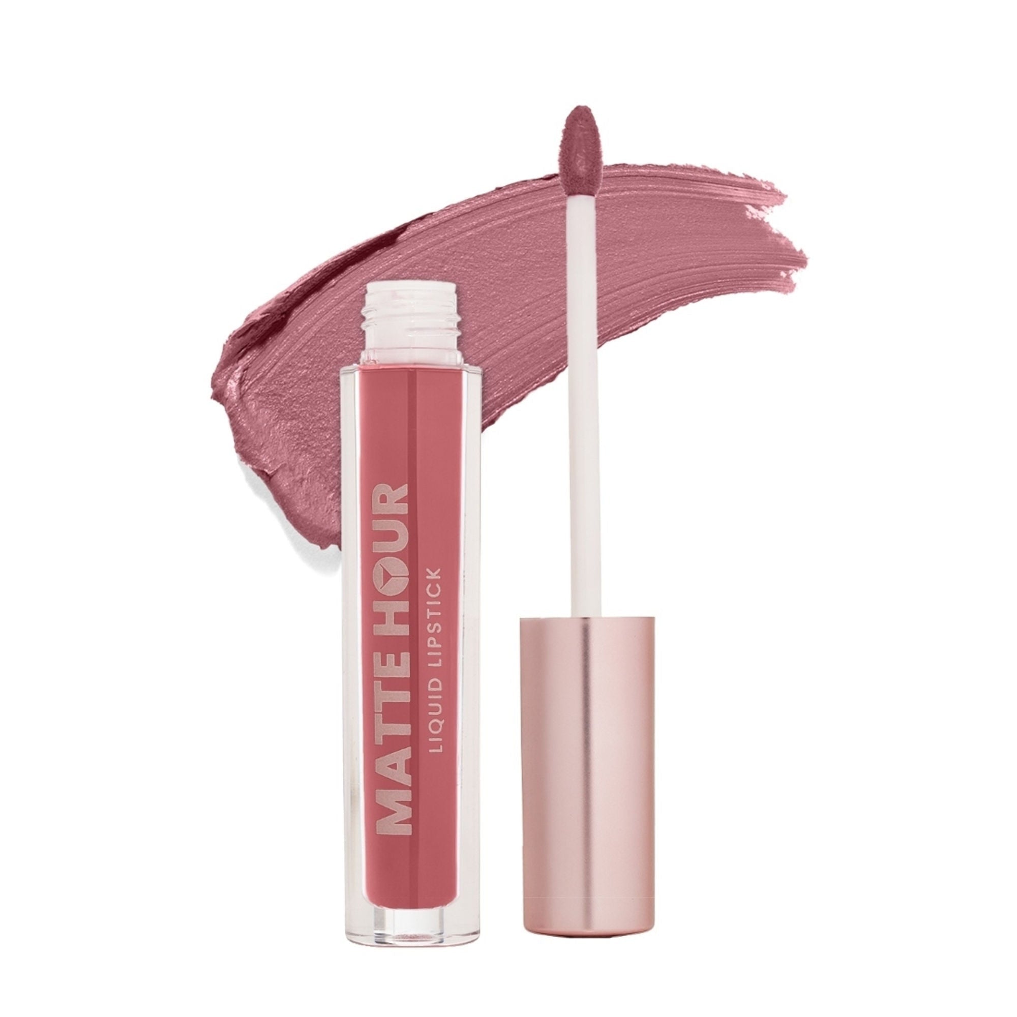 Swiss Beauty Matte Hour Waterproof Liquid Lipstick, Up To 10-Hour - 2 Rose All Day