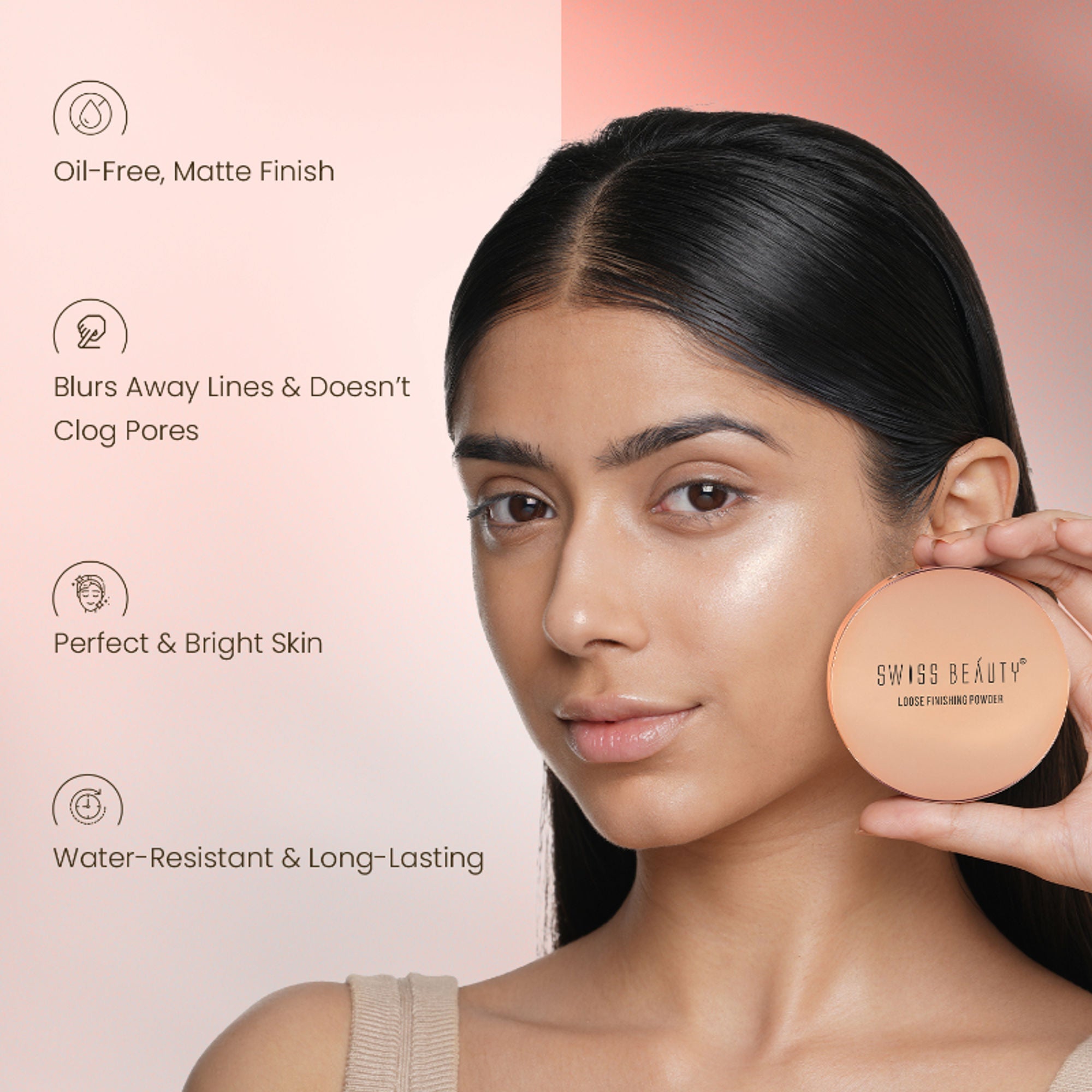 Swiss Beauty Ultra Fine Matte Loose Finish Powder - 01 Natural