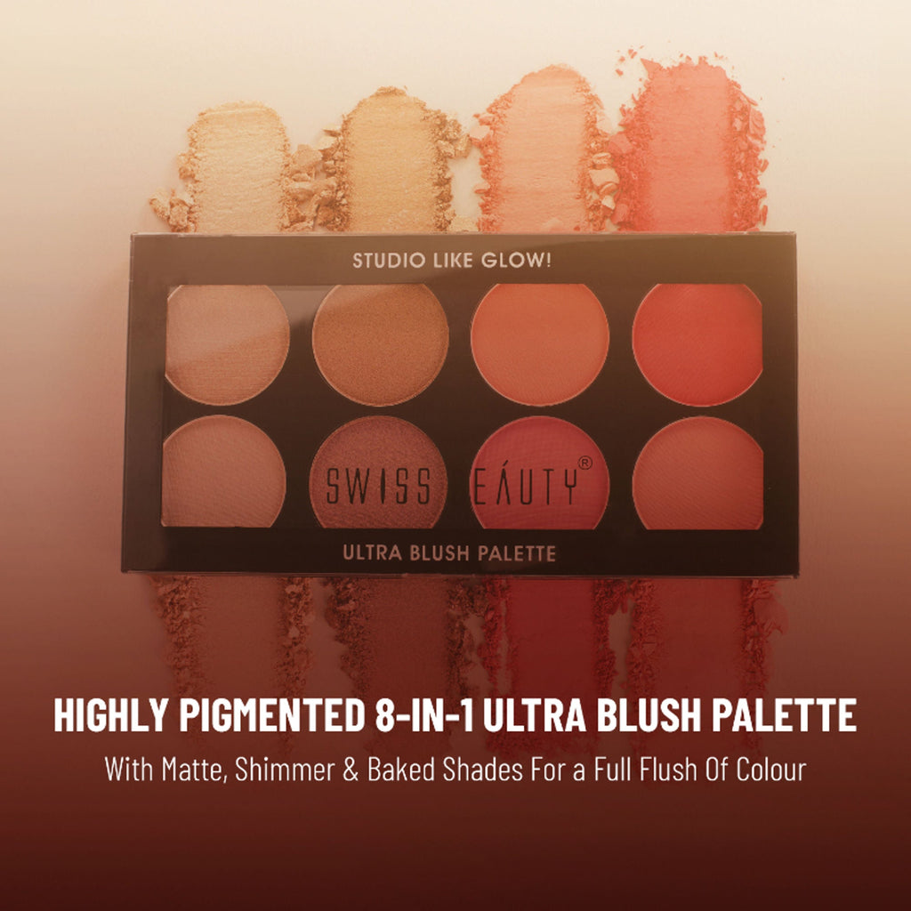 Swiss Beauty Ultra Blush Palette - Shade 03