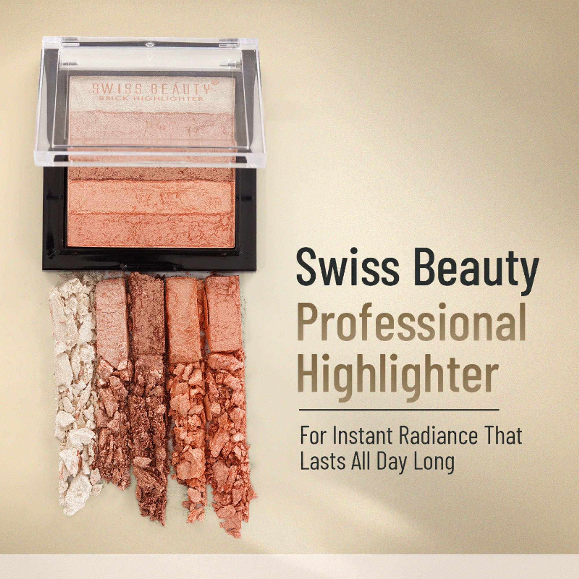 Swiss Beauty Brick Highlighter - 03