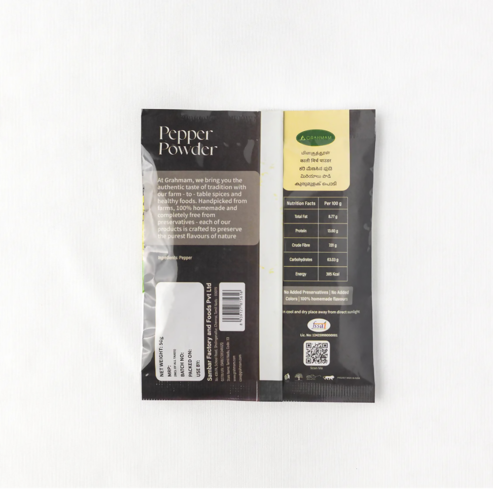 Grahmam Pepper Powder
