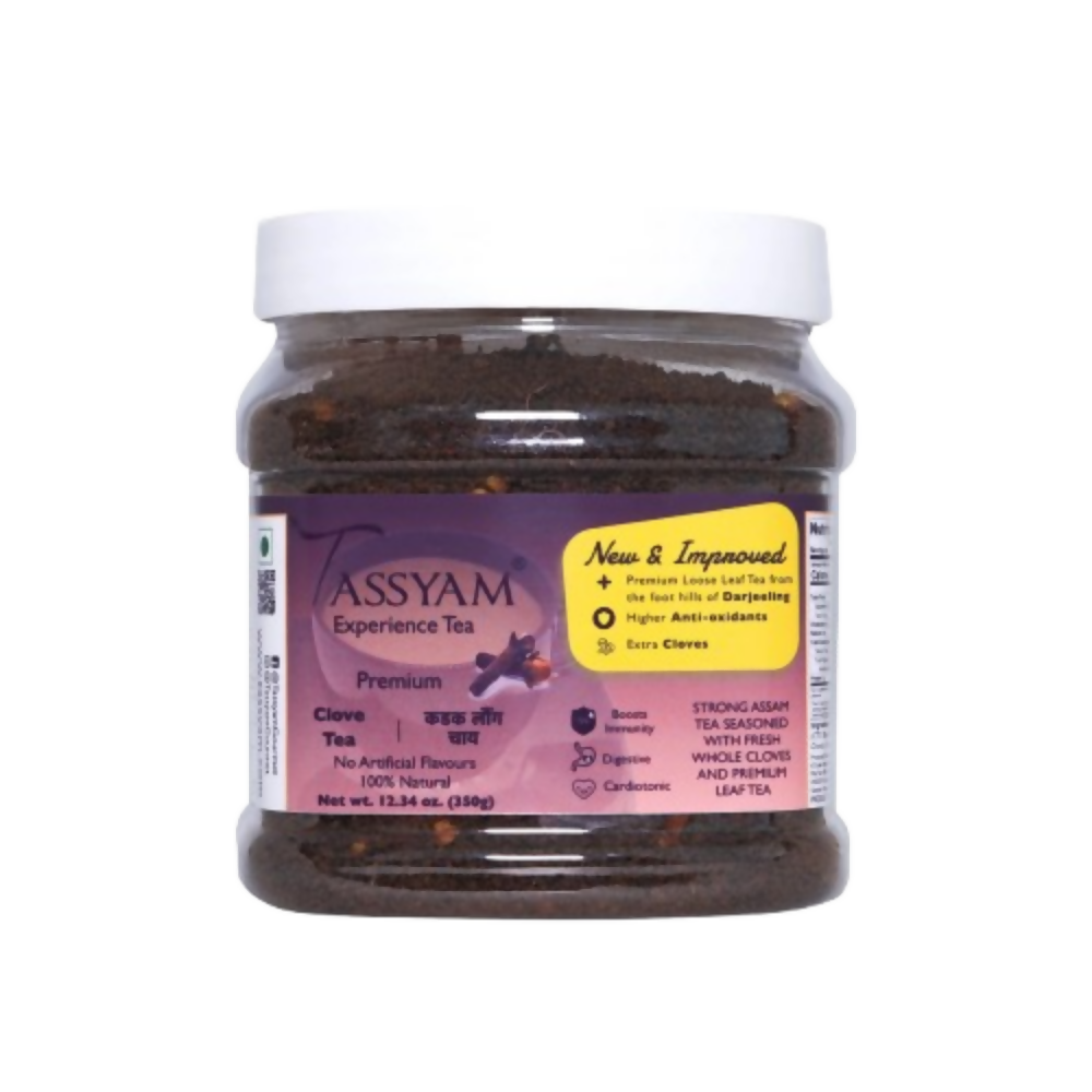 Tassyam Organics Strong Assam Clove Tea - Jar