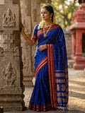 Shree Shyam Fashion Blue Soft Silk Saree