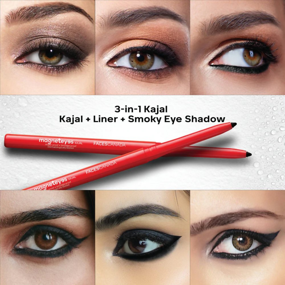 Faces Canada Magneteyes Kajal 2 in 1 Black