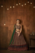 Wedding Designer Multi Georgette Lehenga Choli - Anbazaar
