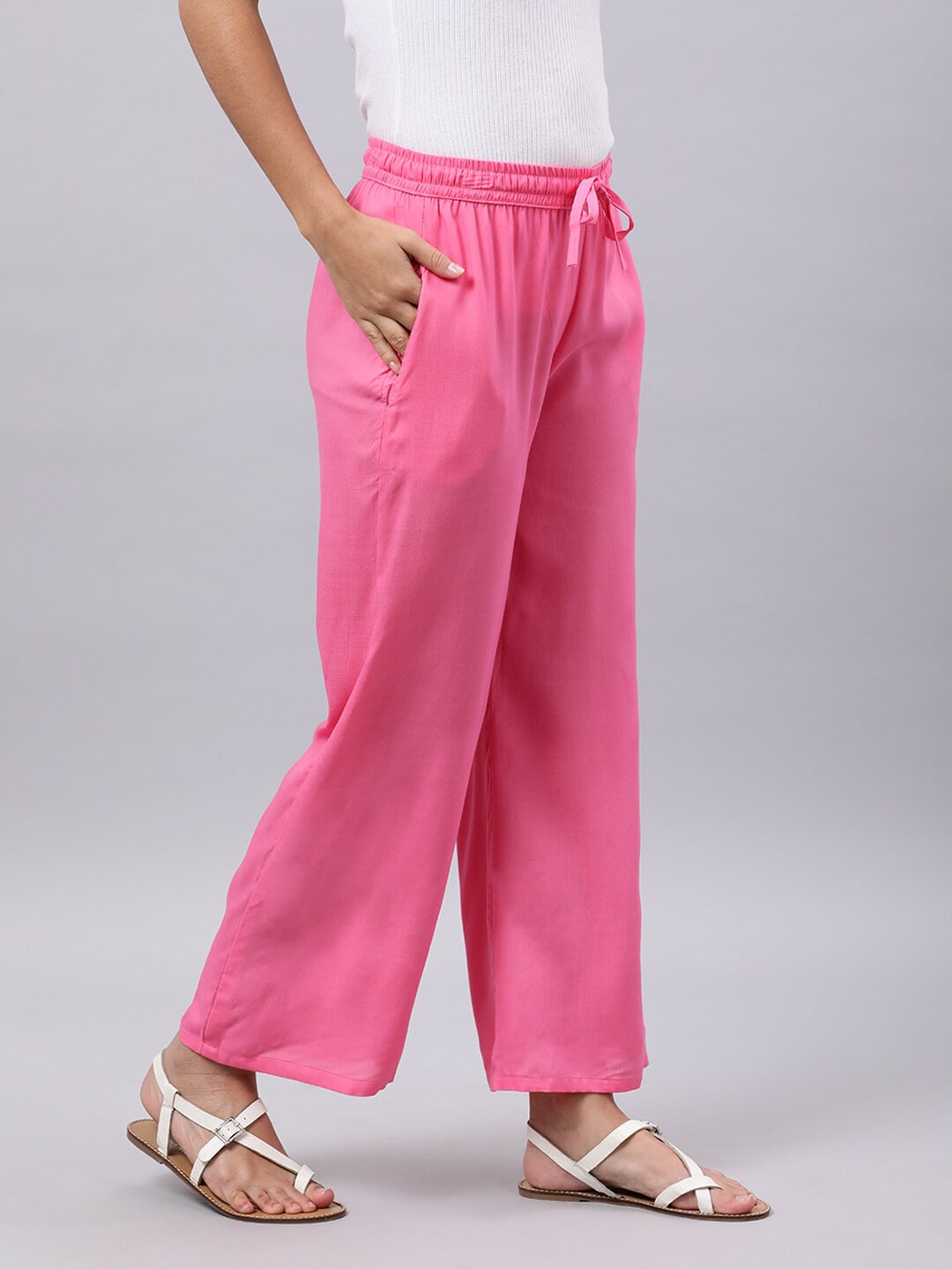 Souchii Pink Liva Palazzos