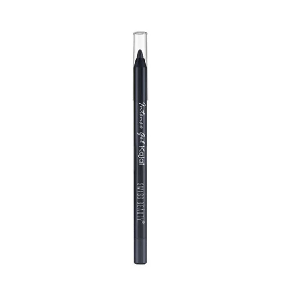 Swiss Beauty Intense Gel Kajal 12-Hour Stay Smudge-Proof with Sharpener - 8904325004380_10smoky