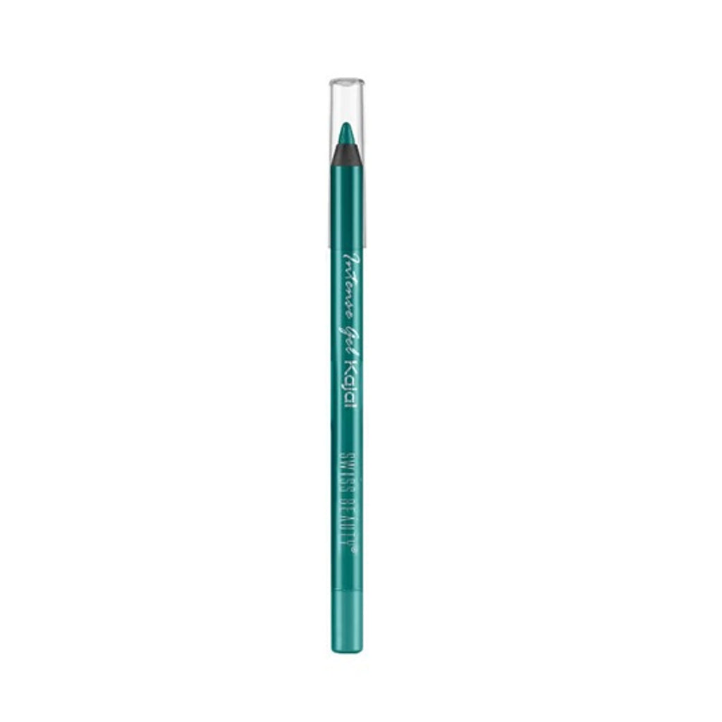 Swiss Beauty Intense Gel Kajal 12-Hour Stay Smudge-Proof with Sharpener - 8904325004441_11turquoise