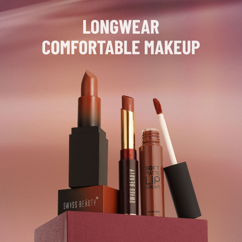Swiss Beauty Non-Transfer Matte Lipstick - 27 Berrylicious