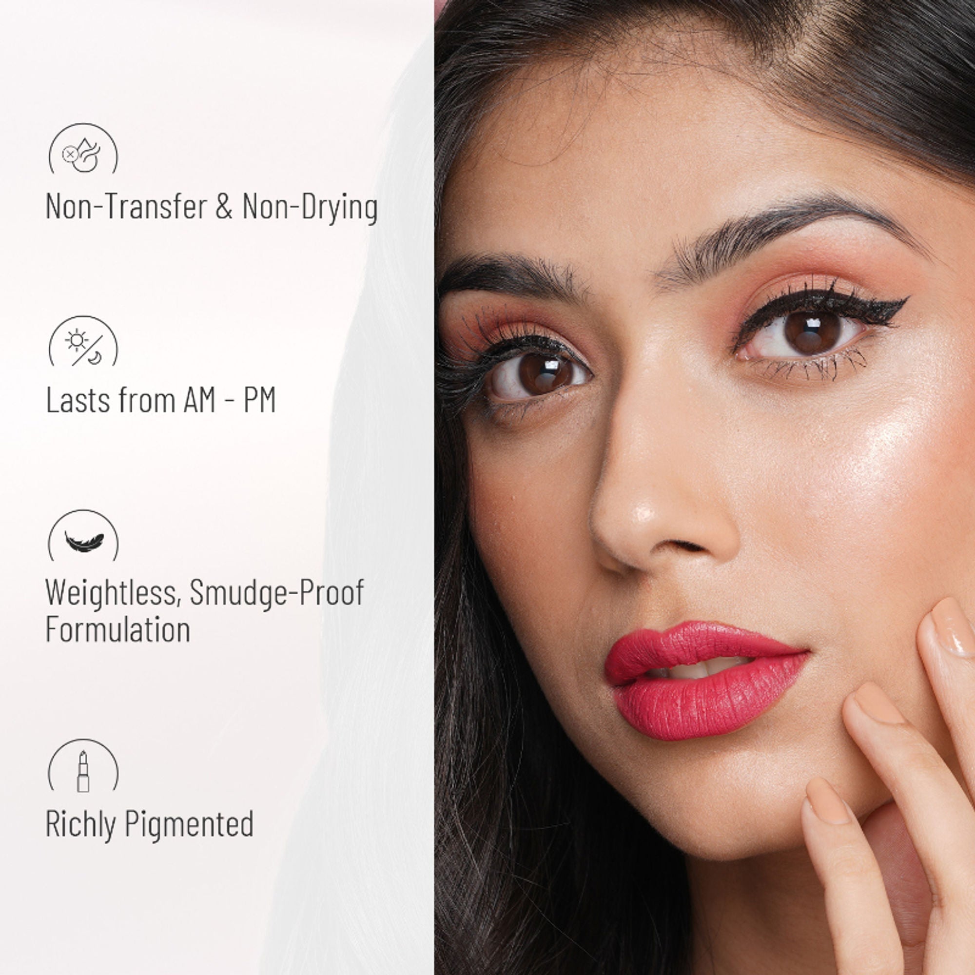Swiss Beauty Non-Transfer Matte Lipstick - 28 Shy Pink
