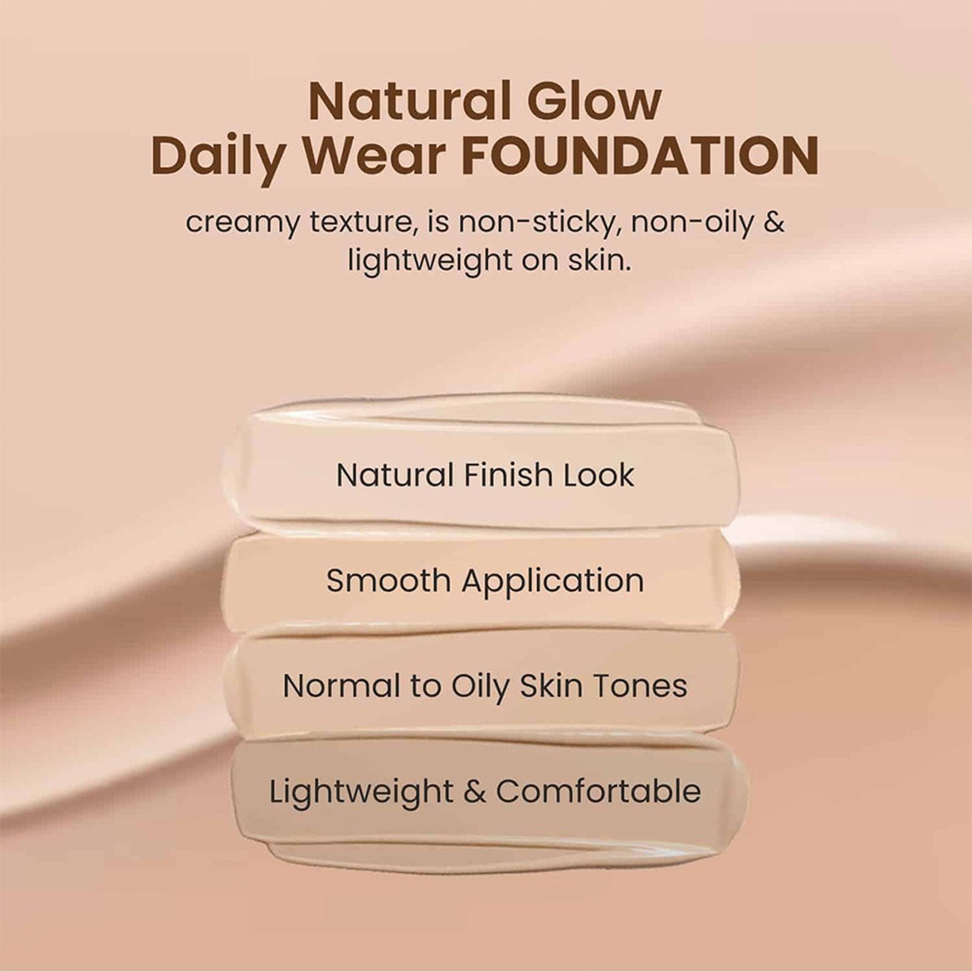 VERYMISS Natural Glow Daily Wear Foundation - 02 Light Beige