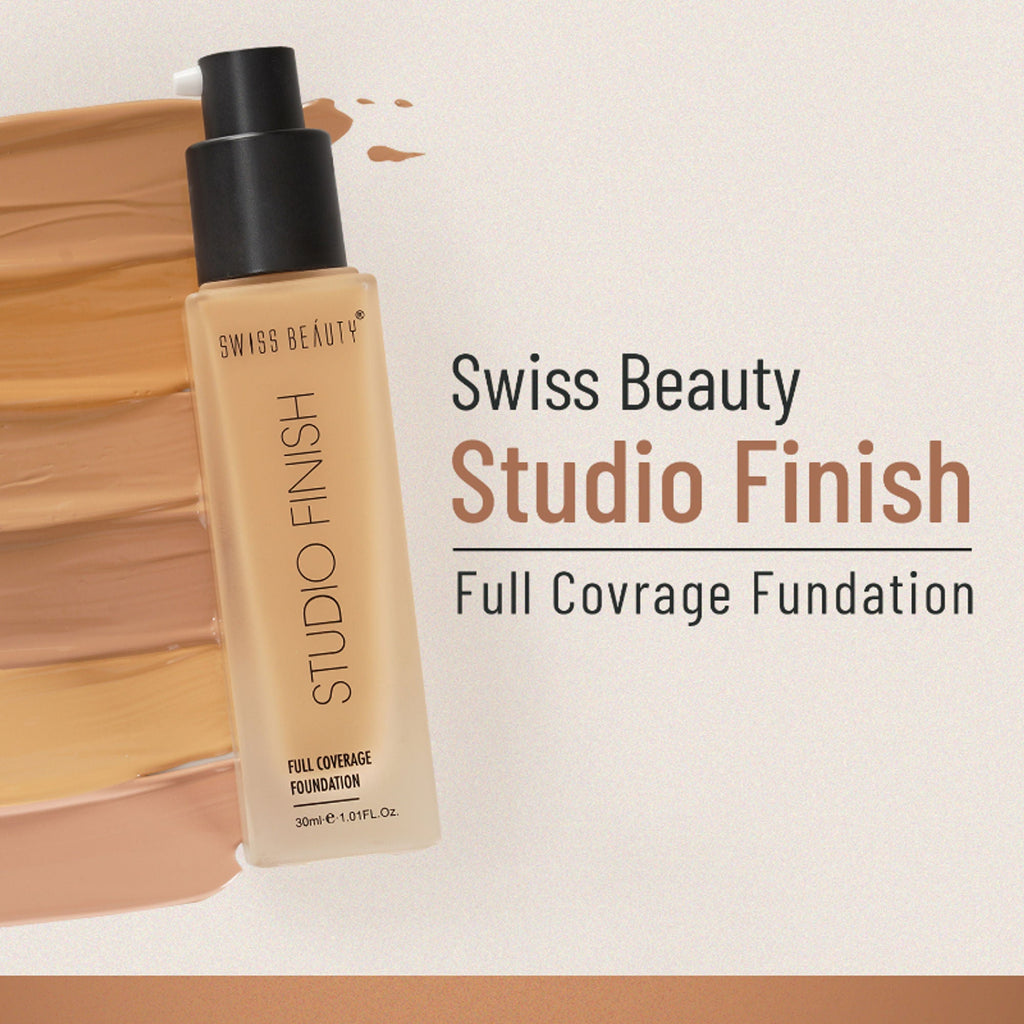 Swiss Beauty Studio Finish Full Coverage Foundation - Ivory Rose