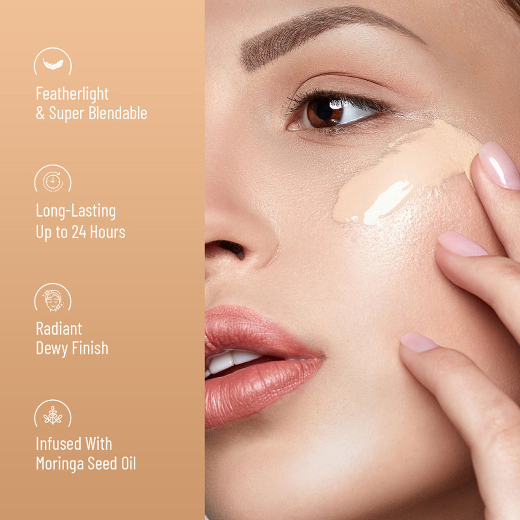 Swiss Beauty Studio Finish Full Coverage Foundation - Ivory Fair
