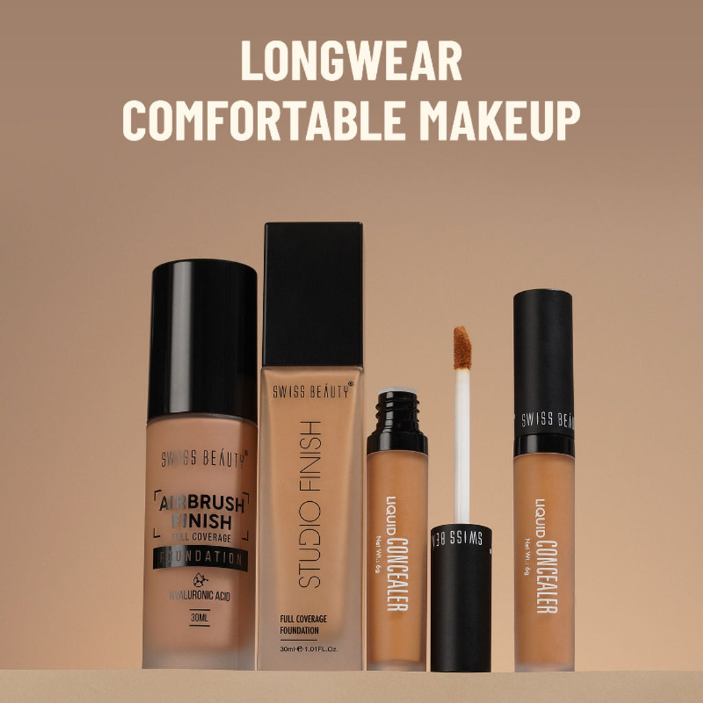 Swiss Beauty Studio Finish Full Coverage Foundation - Ivory Fair