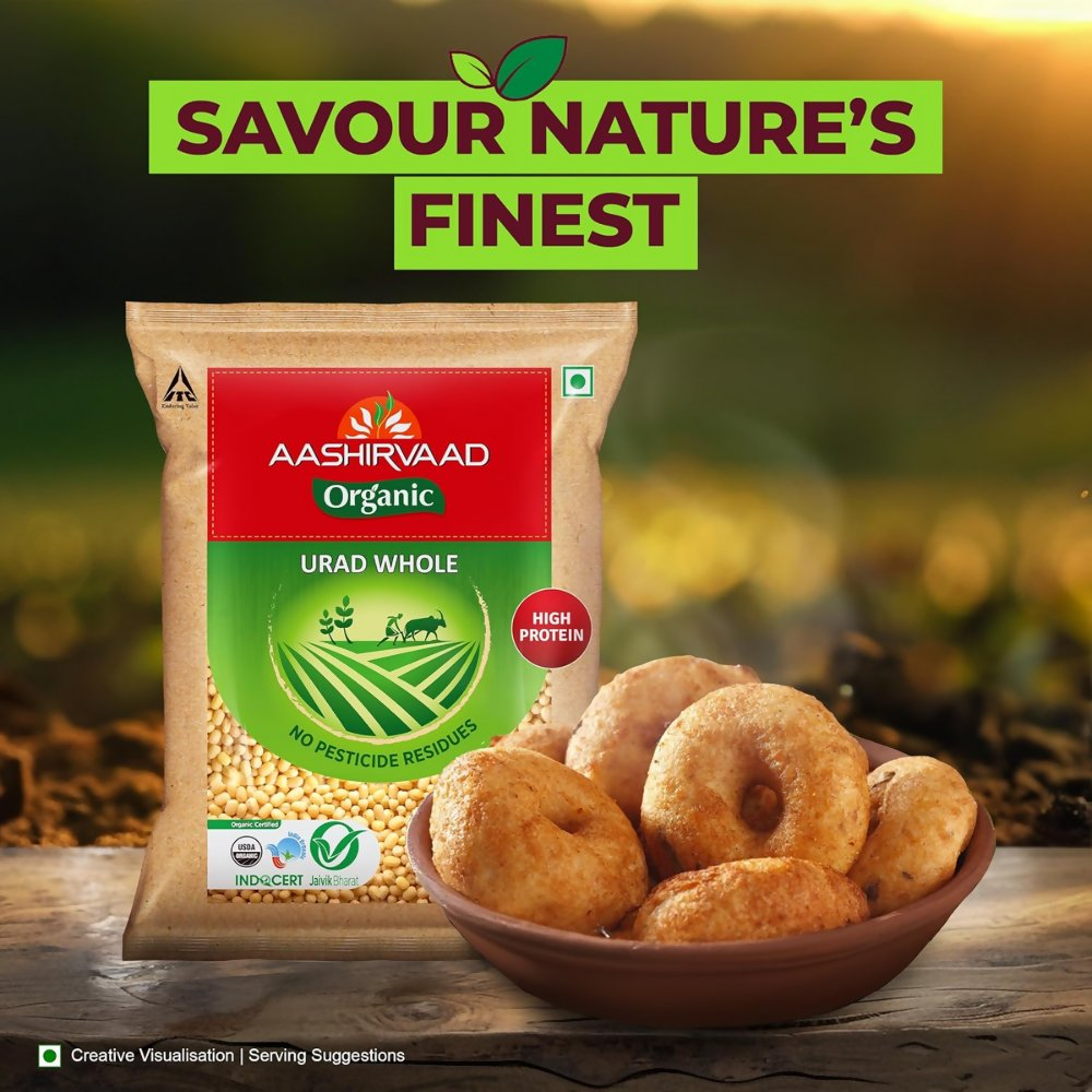 Aashirvaad Organic Urad Dal (Whole)