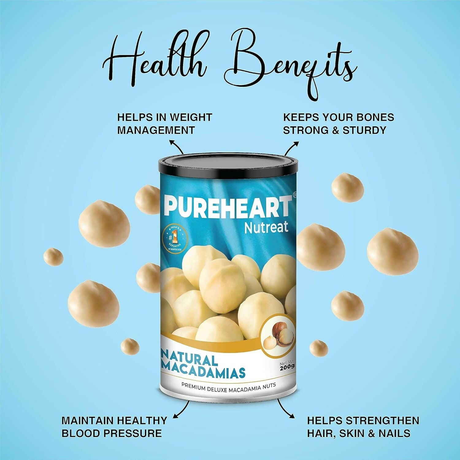 Pureheart Nutreat Natural Macadamia