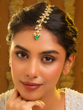 Ruby Raang Moti Noor Maang Tikka