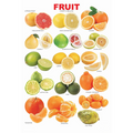 Dreamland Publications Educational Chart for Kids - Fruit Chart - 3
