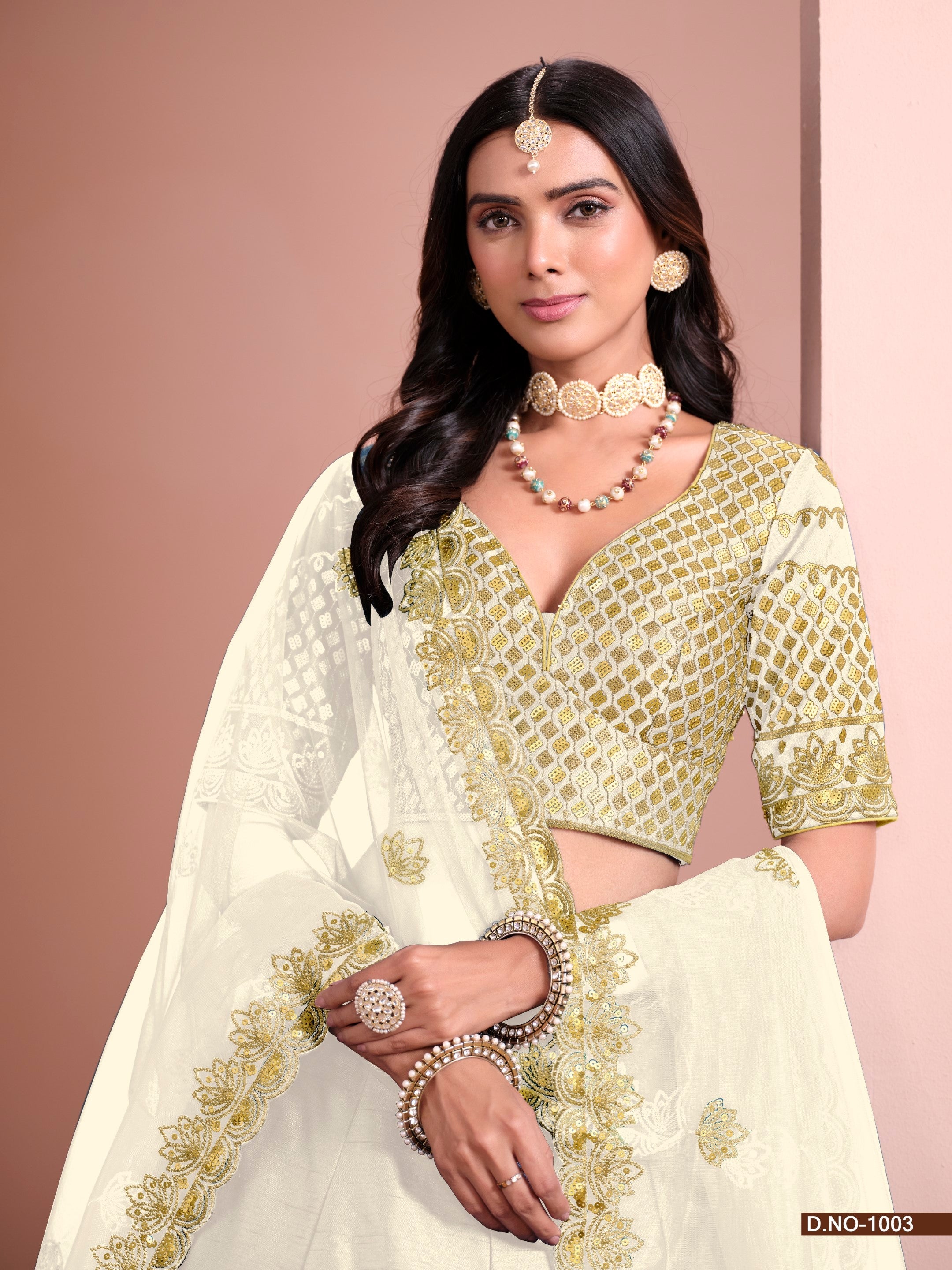 Anaita White Art Silk Designer Lehenga With Blouse