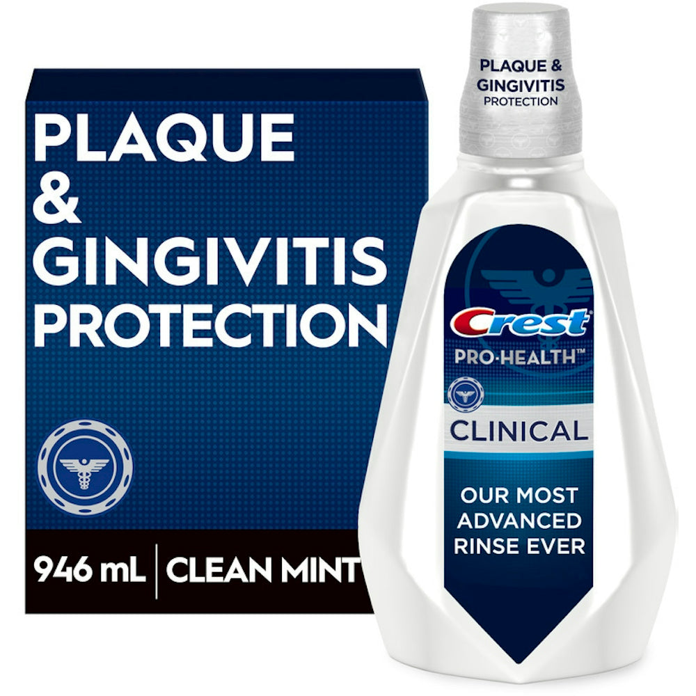 Crest Pro Health Clinical Deep Clean Mint Mouthwash - 32 Fl Oz