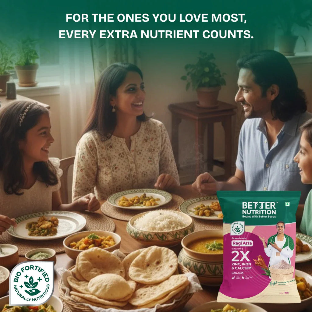 Better Nutrition Biofortified Ragi Atta / Finger Millet Flour