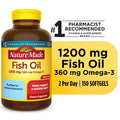 Nature Made Fish Oil, 1200 Mg, Softgels, Value Size