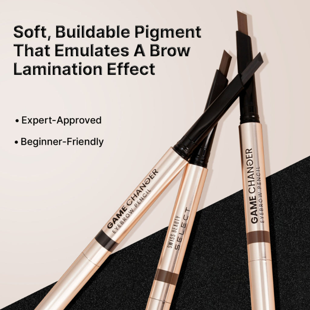 Swiss Beauty Select Game Changer Eyebrow Pencil - 2 Chocolate Brown