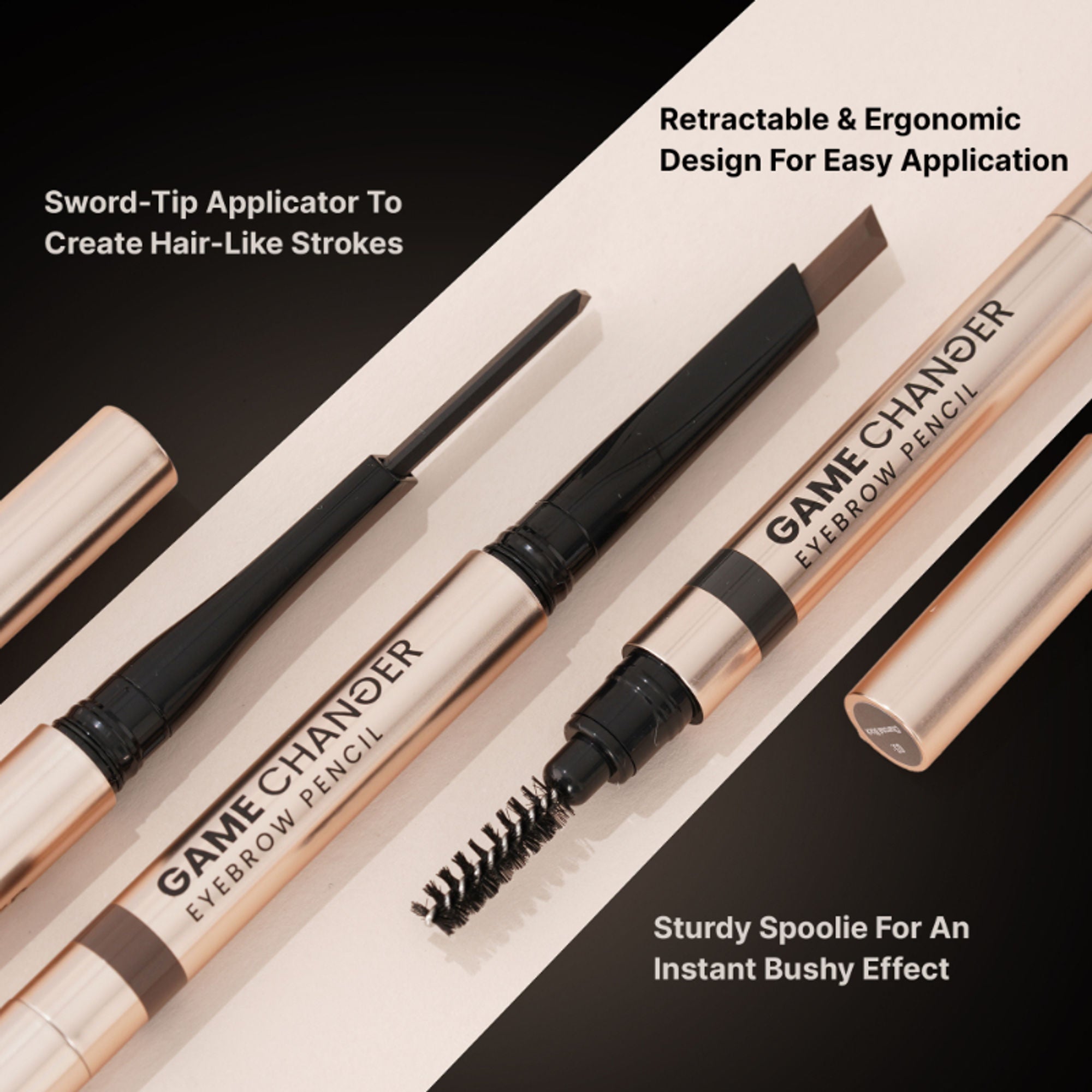 Swiss Beauty Select Game Changer Eyebrow Pencil - 2 Chocolate Brown